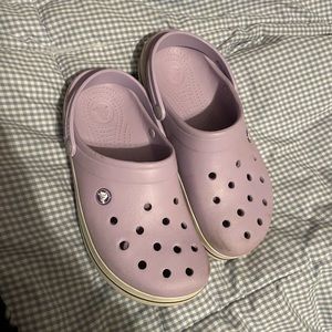 Purple crocs
